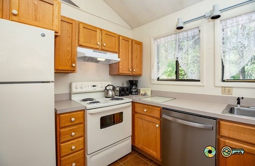 Basye Ski Chalet | Golf-lover's Mountain Chalet (#150B) - Double-level deck with front-row golf course view!