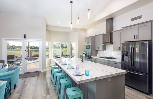 Fox Crossing House | Golf View, Prime Area, Heated Pool, Spa, Fun Game Room, Putting Green, and More