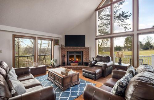 The Woods House | Golf Views Fireplace 2 Fire Pits Grill & Deck