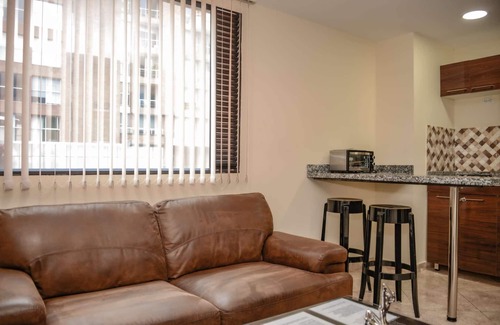 Astorga Apartment | Gorgeous king bed Hot tub one bedroom elevator