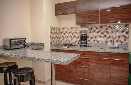 Astorga Apartment | Gorgeous king bed Hot tub one bedroom elevator