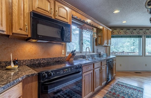 Glenville House | Gorgeous Waterfront Mountain Retreat with Firepit and Waterfall