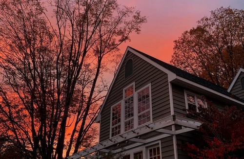 Bearsville House | Gorgeous Woodstock Designers Home heated pool and spectacular gardens