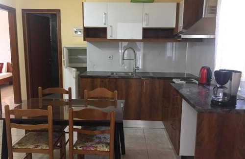 Sithonia Villa | Grand Familysuite for 5 2 bedrooms 1 large kitchen dining and living area bathroom balcony