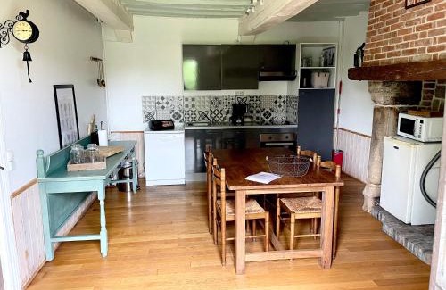 Manneville-es-Plains House | Grande chaumière, 5 chambres, 14 personnes proche des plages