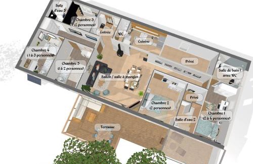 Cassaignes House | Grande maison Carpediem, le calme à la campagne