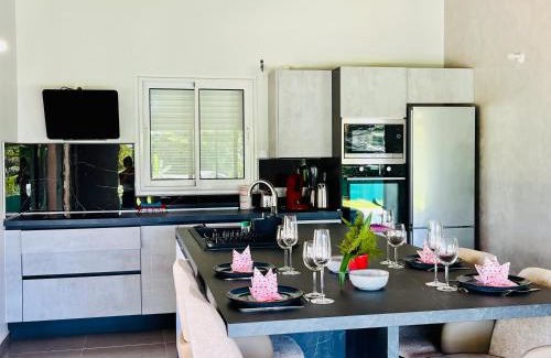 Le Gosier Villa | Grande villa moderne, calme, piscine & jardin