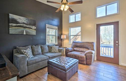 Oak Grove House | Gray Home with View of Boone Lake and Fire Pit!