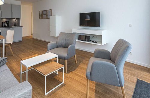Bensersiel Apartment | Great apartment, close to the beach, with terrace, parking, use of swimming pool & sauna