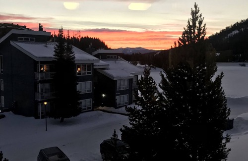 Big Sky Condo | Great location to walk or ride the shuttle to the lifts