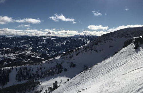 Big Sky Condo | Great location to walk or ride the shuttle to the lifts