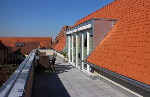 Burgbernheim House | Great, open loft apartment with fantastic roof terrace