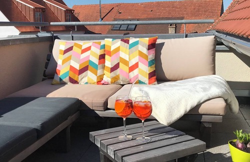 Burgbernheim House | Great, open loft apartment with fantastic roof terrace