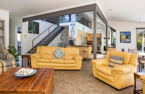 Callala Bay House | Grey Gables - Pet Friendly with Fireplace + Pool + Spa + Sauna