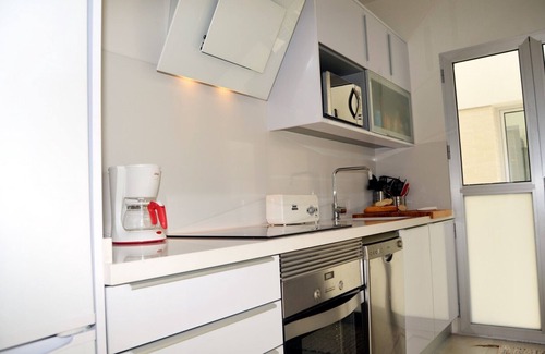 Santiago de la Ribera Apartment | Ground floor apartment, patio, pool views, free wifi, close to beach