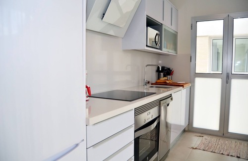 Santiago de la Ribera Apartment | Ground floor apartment, patio, pool views, free wifi, close to beach