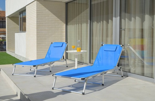 Santiago de la Ribera Apartment | Ground floor apartment, patio, pool views, free wifi, close to beach