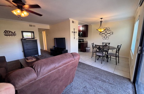 South Scottsdale Condo | Ground level 2 bed, 2 bath condo, Heated community pool, spa & fitness center.