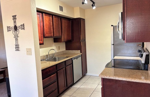 South Scottsdale Condo | Ground level 2 bed, 2 bath condo, Heated community pool, spa & fitness center.