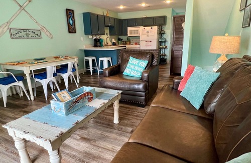 Port St. Joe House | Gulf View from living room!Gated resort on CSB. 2 pools,beach chairs & cart incl
