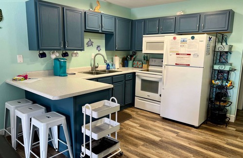Port St. Joe House | Gulf View from living room!Gated resort on CSB. 2 pools,beach chairs & cart incl