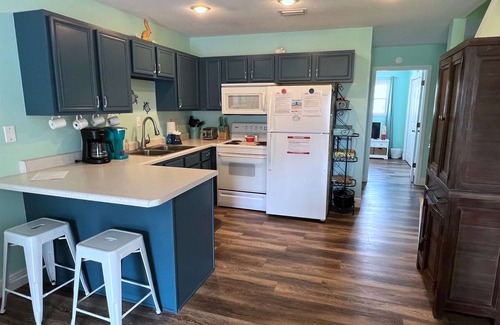 Port St. Joe House | Gulf View from living room!Gated resort on CSB. 2 pools,beach chairs & cart incl