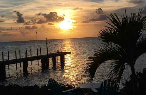 Marathon House | Gulffront Waterfront open water views heated private pool,hot tub, kayaks, bikes