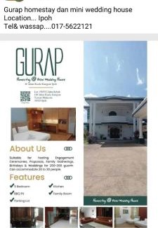 Kampung Tembok House | Gurap homestay and mini wedding house
