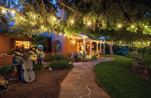 Rimrock House | Hacienda De La Mariposa Oasis with river access and pool