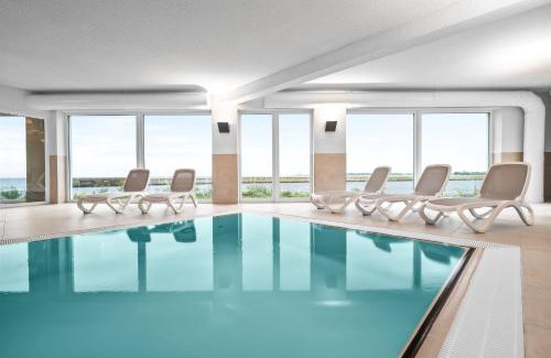Kappeln Apartment | Hafenloge - Ostseeblick, Terrasse, erste Reihe, Fahrstuhl