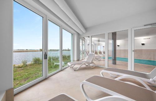 Kappeln Apartment | Hafenloge - Ostseeblick, Terrasse, erste Reihe, Fahrstuhl