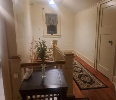 Terre Haute Bed & Breakfast | Harriott House, The Gallery Forest Room