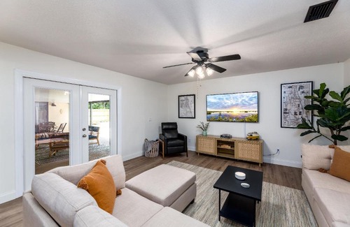 Interchange Square House | Heated Pool, Game Room & 4Bdrm - Bay Bungalow