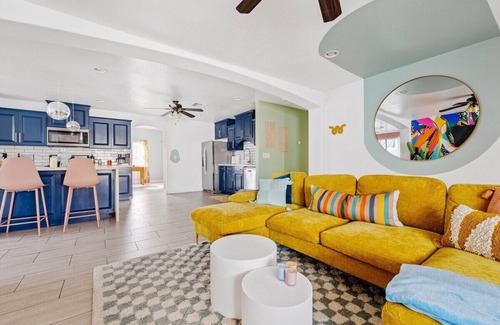 New Northtown House | Heated Pool! Game Room + Mountain View + KING Beds