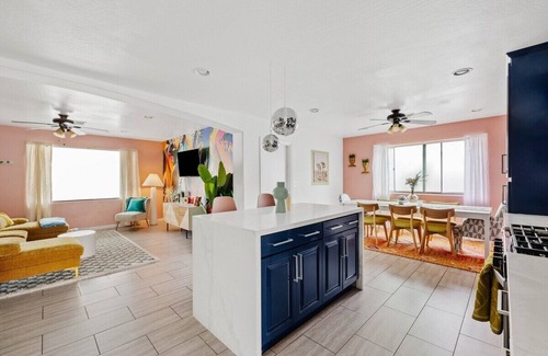 New Northtown House | Heated Pool! Game Room + Mountain View + KING Beds