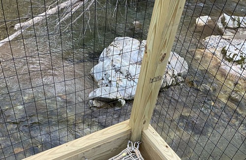 Deep Gap RV Rental | Heated Treehouse DOME w/ creek & cargo net hammocks!!!