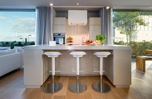 Olpenitz Apartment | "Heimathafen 2" vacation apartment with sauna, south-facing terrace & roof terrace by the water