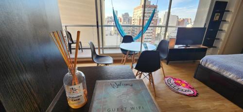 Saavedra Apartment | Hermoso Homestudio en Nuñez con Amplio balcon luminoso