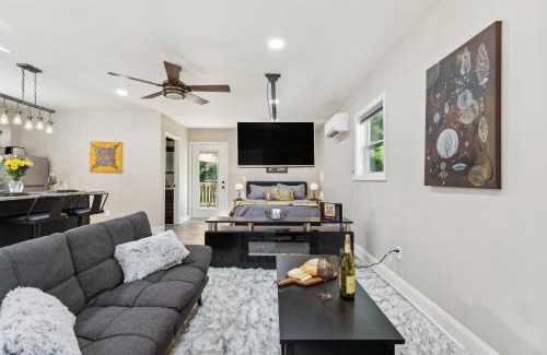 Hickory Apartment | Hickory Hideaway Forest-View Haven with Fire Pit!