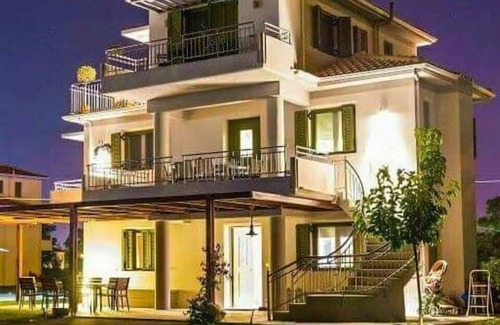 Agios Ioannis Villa | HiEnd Beach Villa @ St. John's Area, 4bdr + Pool