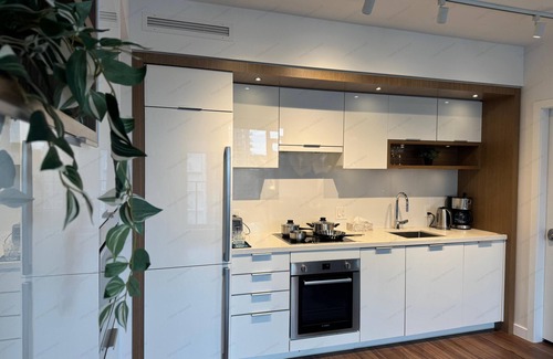 Southeast False Creek Condo | High end condo vacation home downtown Vancouver. Family friendly, new furniture