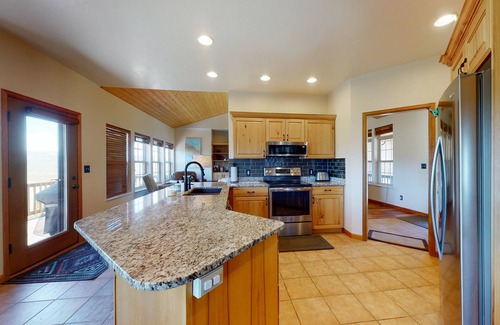 Innsbruck Val Moritz House | Hillside home with panoramic mountain views, deck, gas firepit & pool table