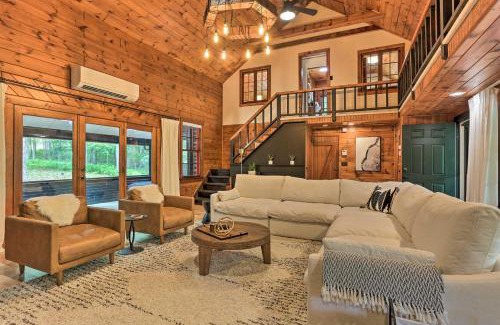 Lackawaxen House | Hilltop Lackawaxen Gem with River View and Fire Pit