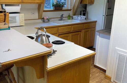 Peninsula Village Ski Chalet | Historic A-frame 2 bedrooms plus loft, AC, WIFI and boat slip. Enjoy your stay