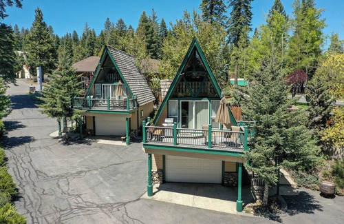 Peninsula Village Ski Chalet | Historic A-frame 2 bedrooms plus loft, AC, WIFI and boat slip. Enjoy your stay