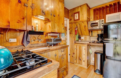 Estes Park Cabin | Historic Forested Cabin with Great Mountain Views