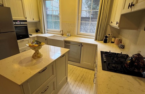 Arnavutkoy House | Historic White Mansion Bosphorus & Church View