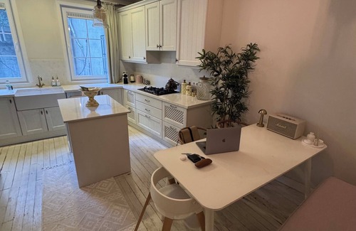 Arnavutkoy House | Historic White Mansion Bosphorus & Church View