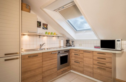 Meckenbeuren Apartment | Holiday Apartment "Schwippl" with Balcony and Wi-Fi