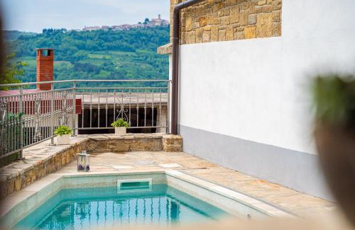 Golubici House | Holiday Home Belveder Motovun with heated pool